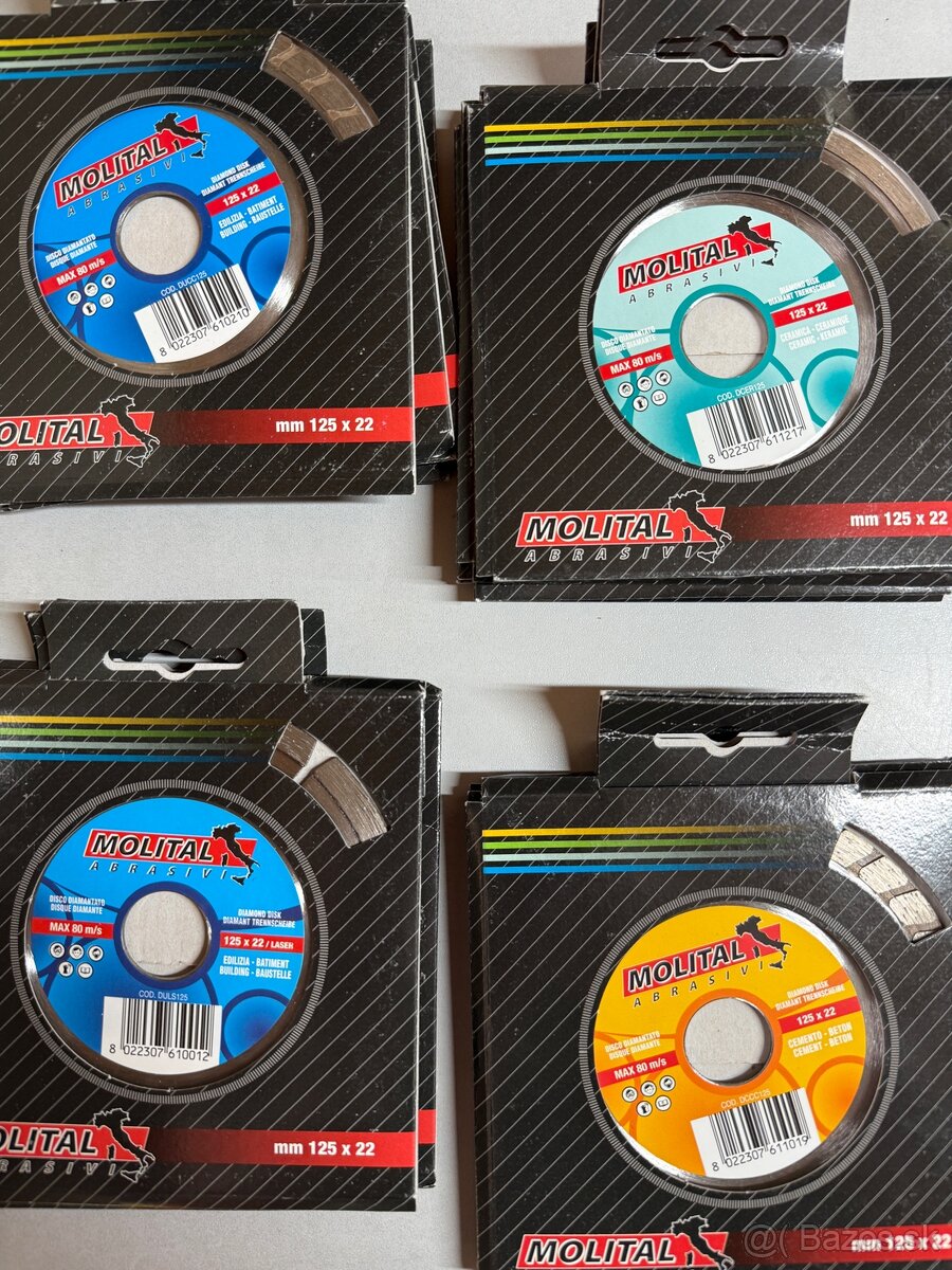 Ponúkam na predaj kvalitné rezné, brúsne, diamantové kotúče - 7