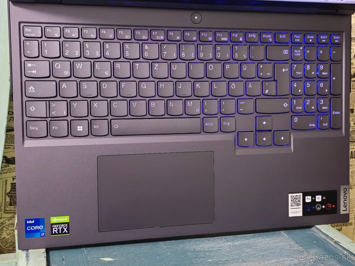 CPU I7-12700H LENOVO LEGION 5 PRO 》HERNÝ NOTEBOOK 16GB 512GB - 7