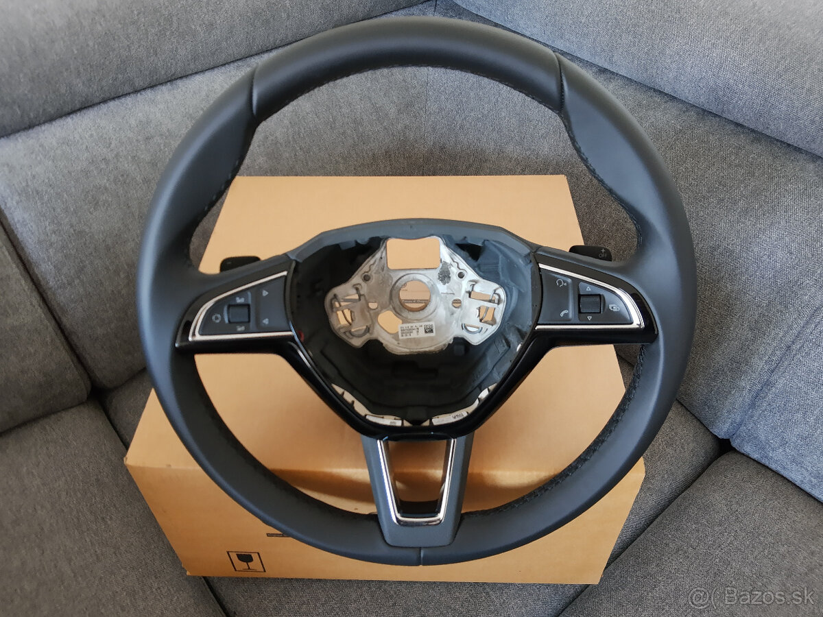 Komplet nový originálny MF volant Škoda + nový airbag - 7