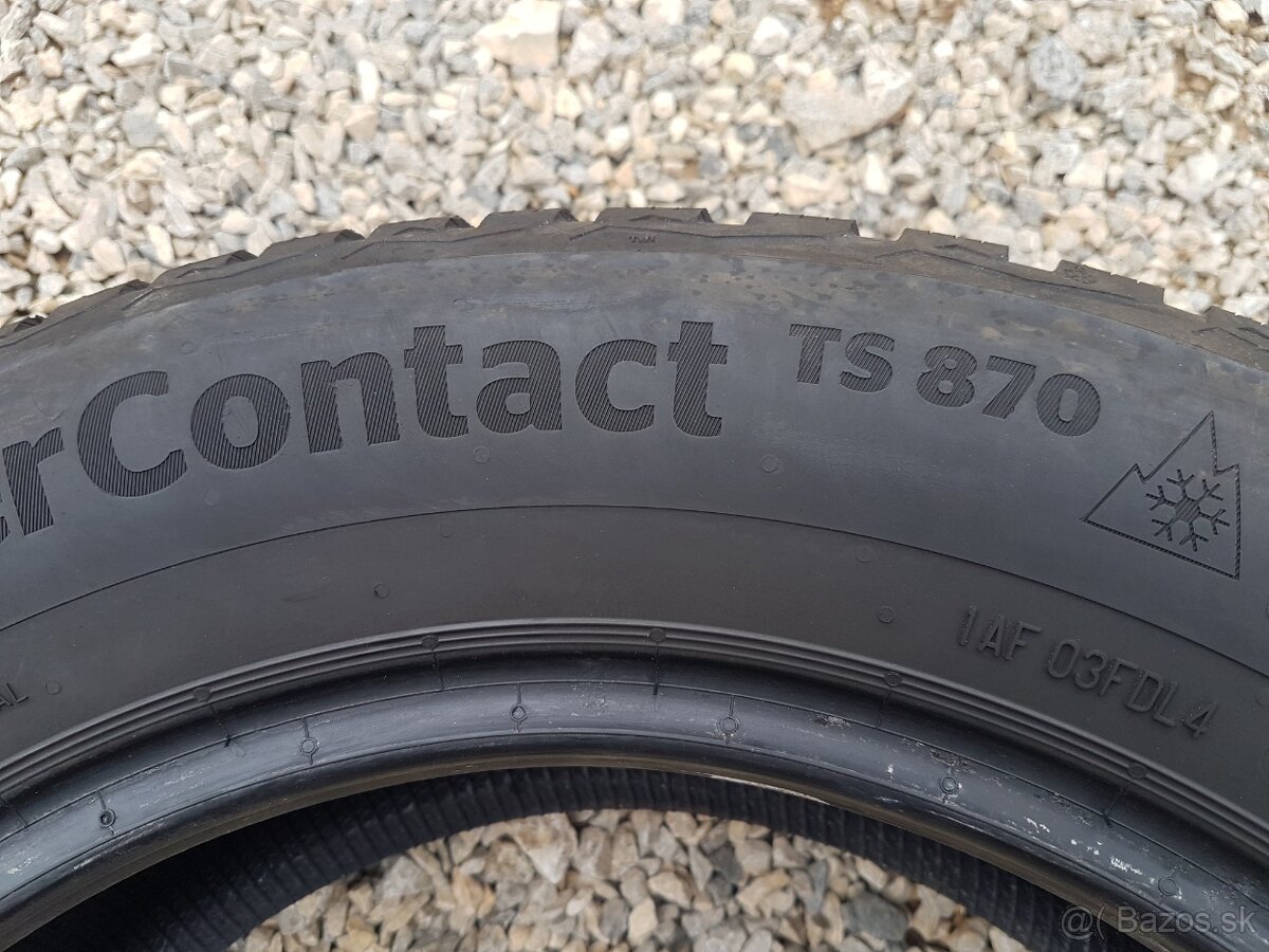 215/60 r16 zimné pneumatiky 2ks Continental DOT2021 - 7