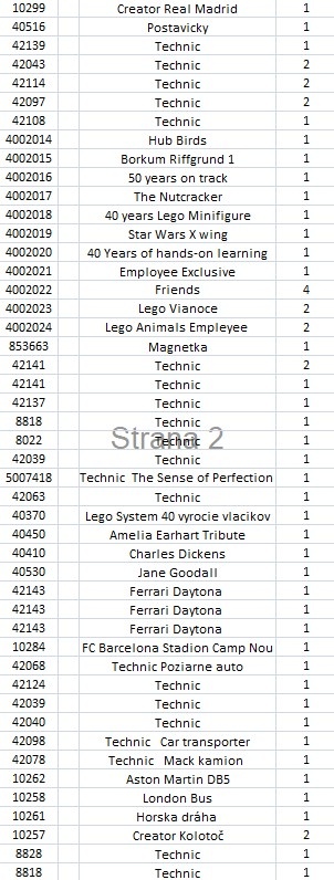 Predám zbierku LEGA - 7