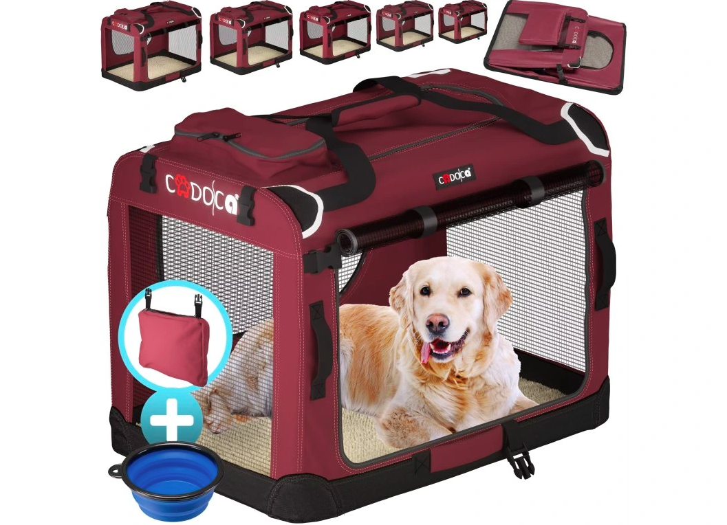 Skladacia kenelka prepravka pre psa - viac rozmerov a farieb - 7