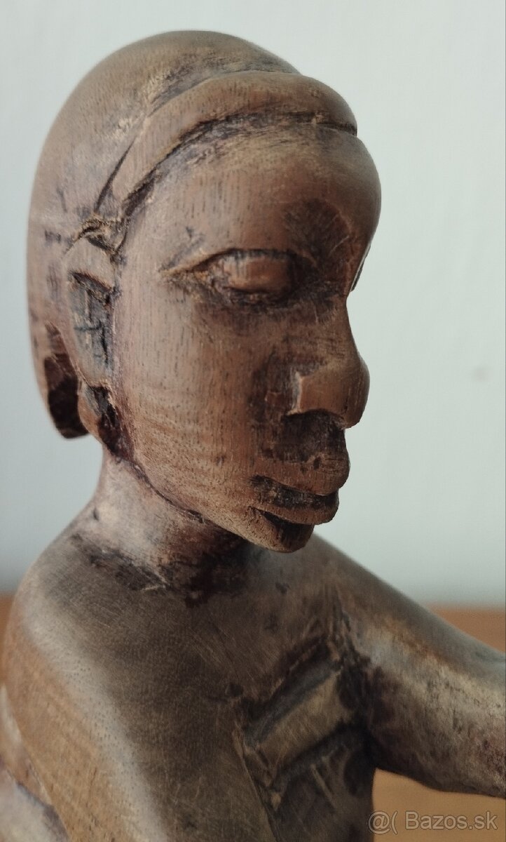 Africká drevená soška - 7