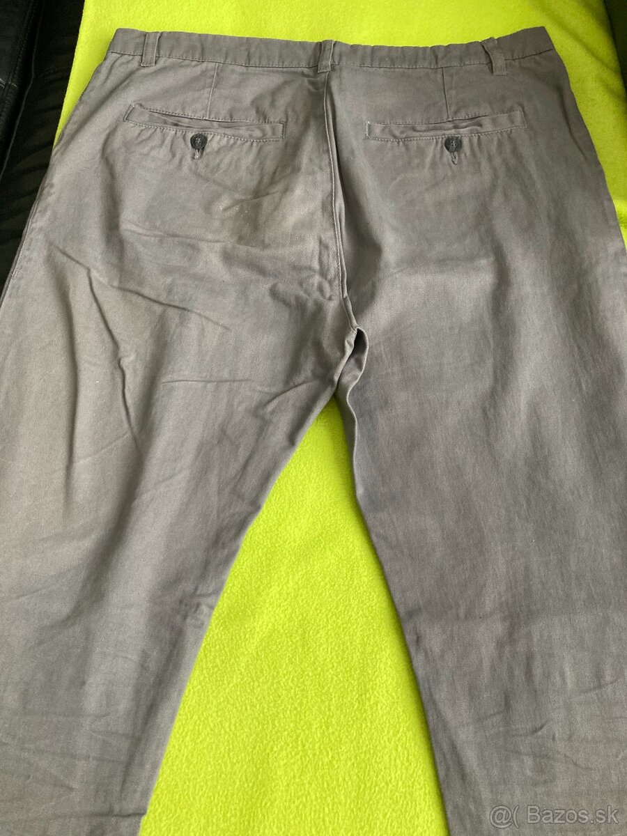 Nohavice H&M slim - sivé - 7