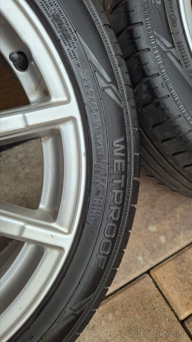 Predám originál elektróny AUDI 5x100 R17 - 7