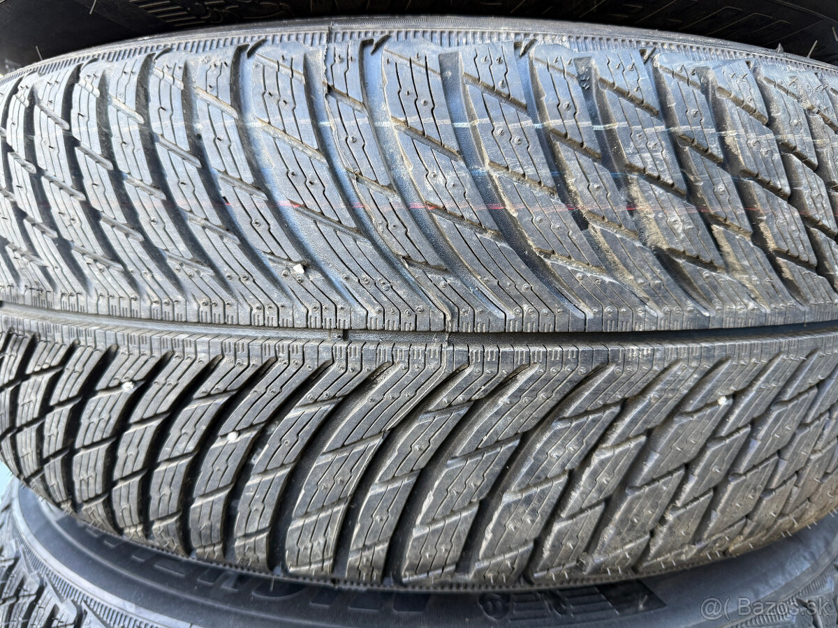 PREDÁM sadu 17" AL disky Mercedes-Benz +zimné pneu MICHELIN - 7