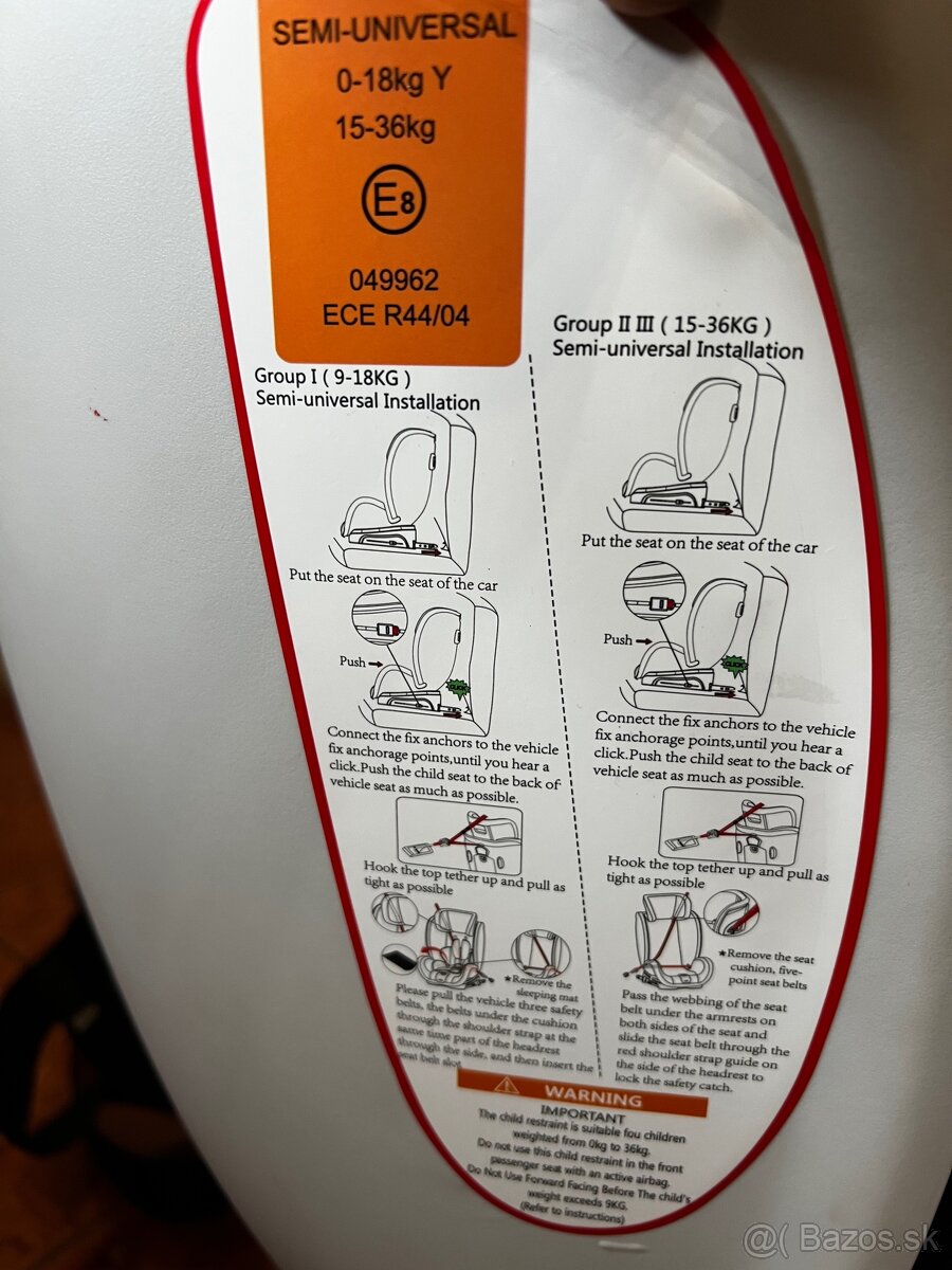 Detska autosedacka Mama Kidies - 7