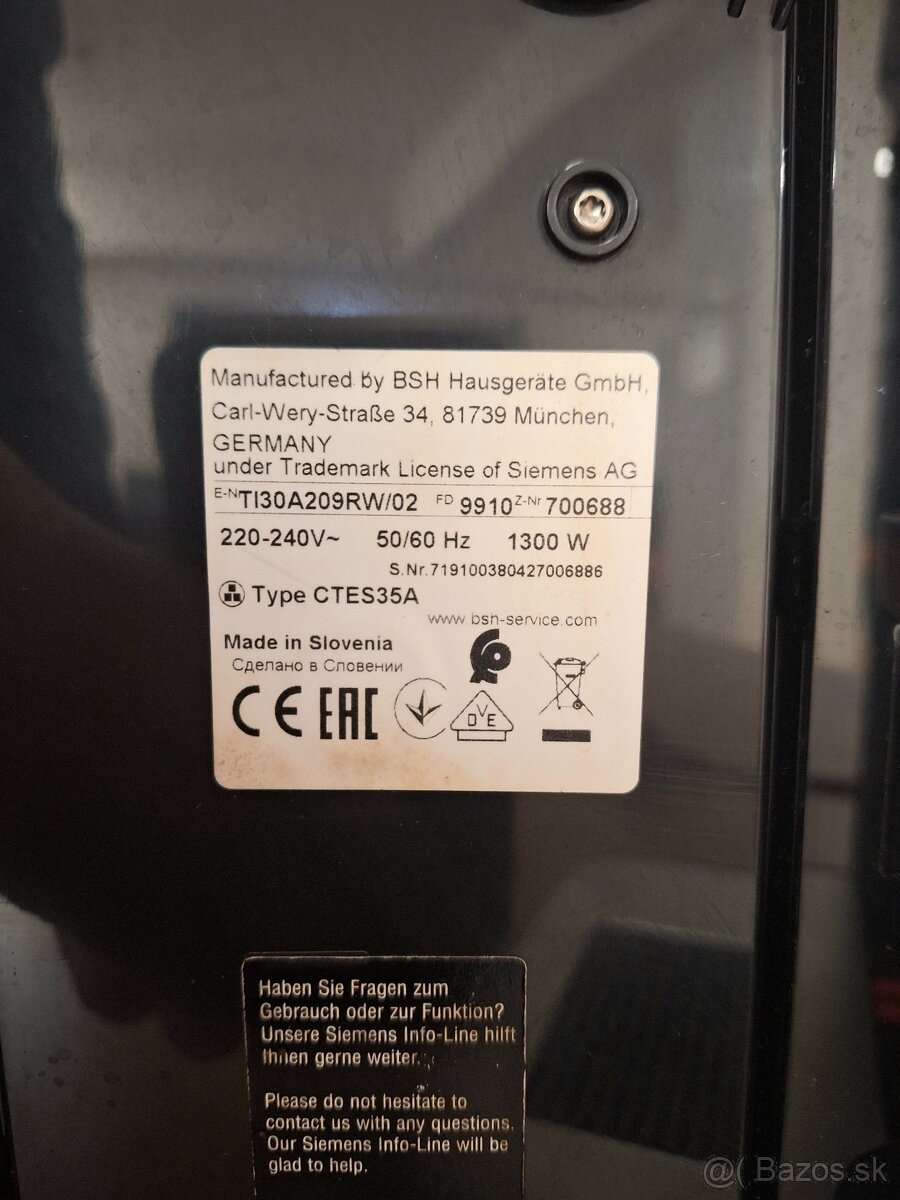 Siemens EQ.3 s100 - 7