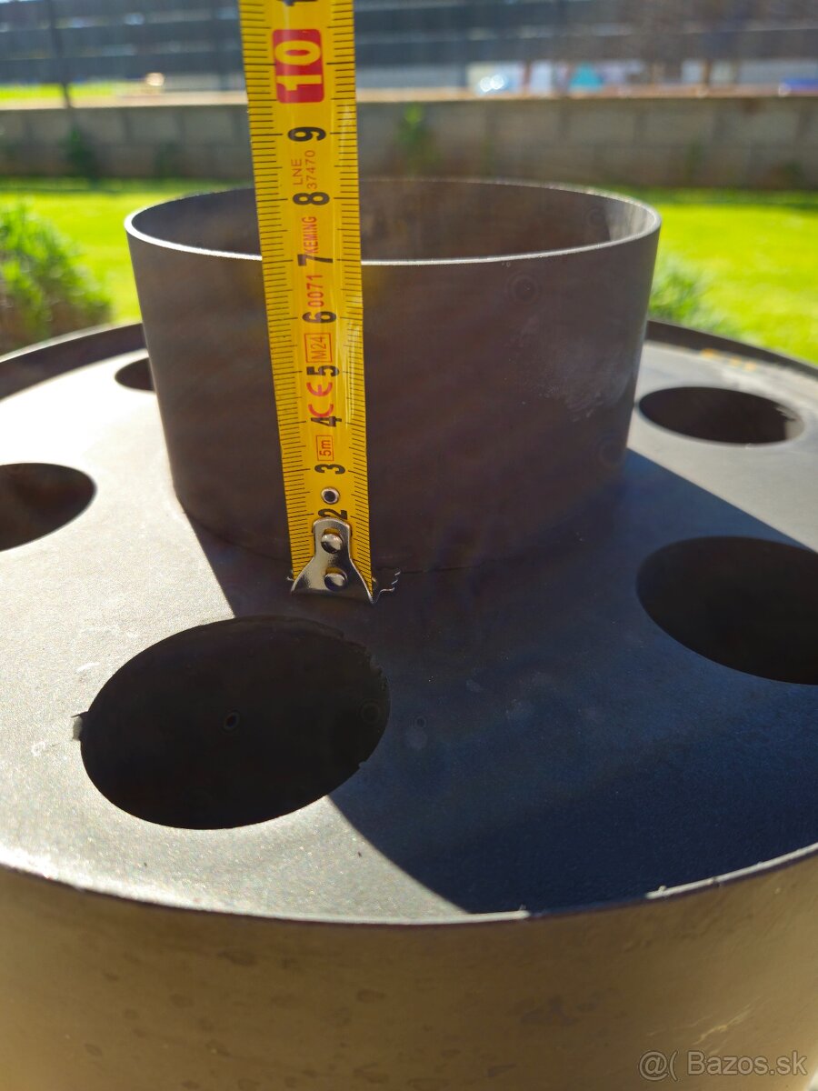 Teplovzdušný výmenník Okrúhly veľký 130/1,5mm - 7