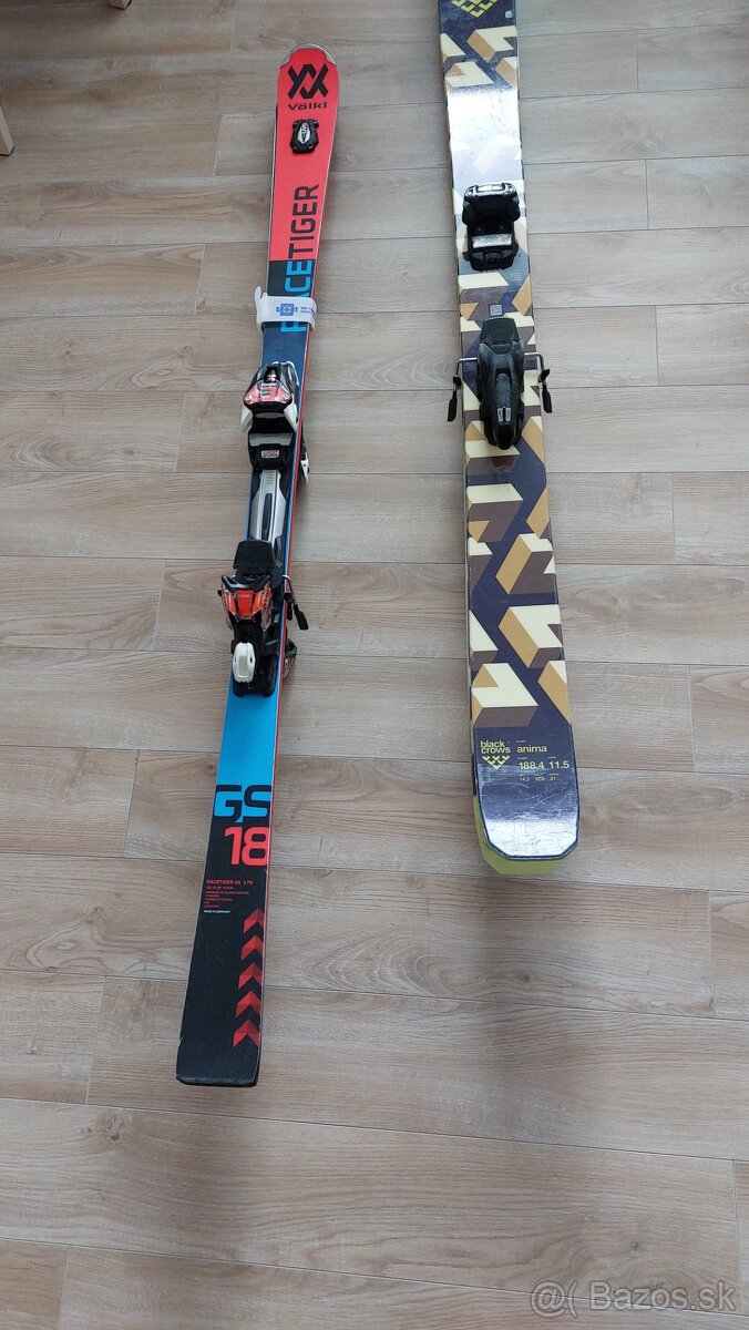 Zjazdové lyže Racetiger 175 top ako nové - 7