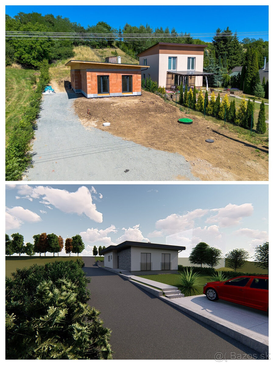 4 izbový rodinný dom obklopený zeleňou, iba s 1 susedom a ná - 7