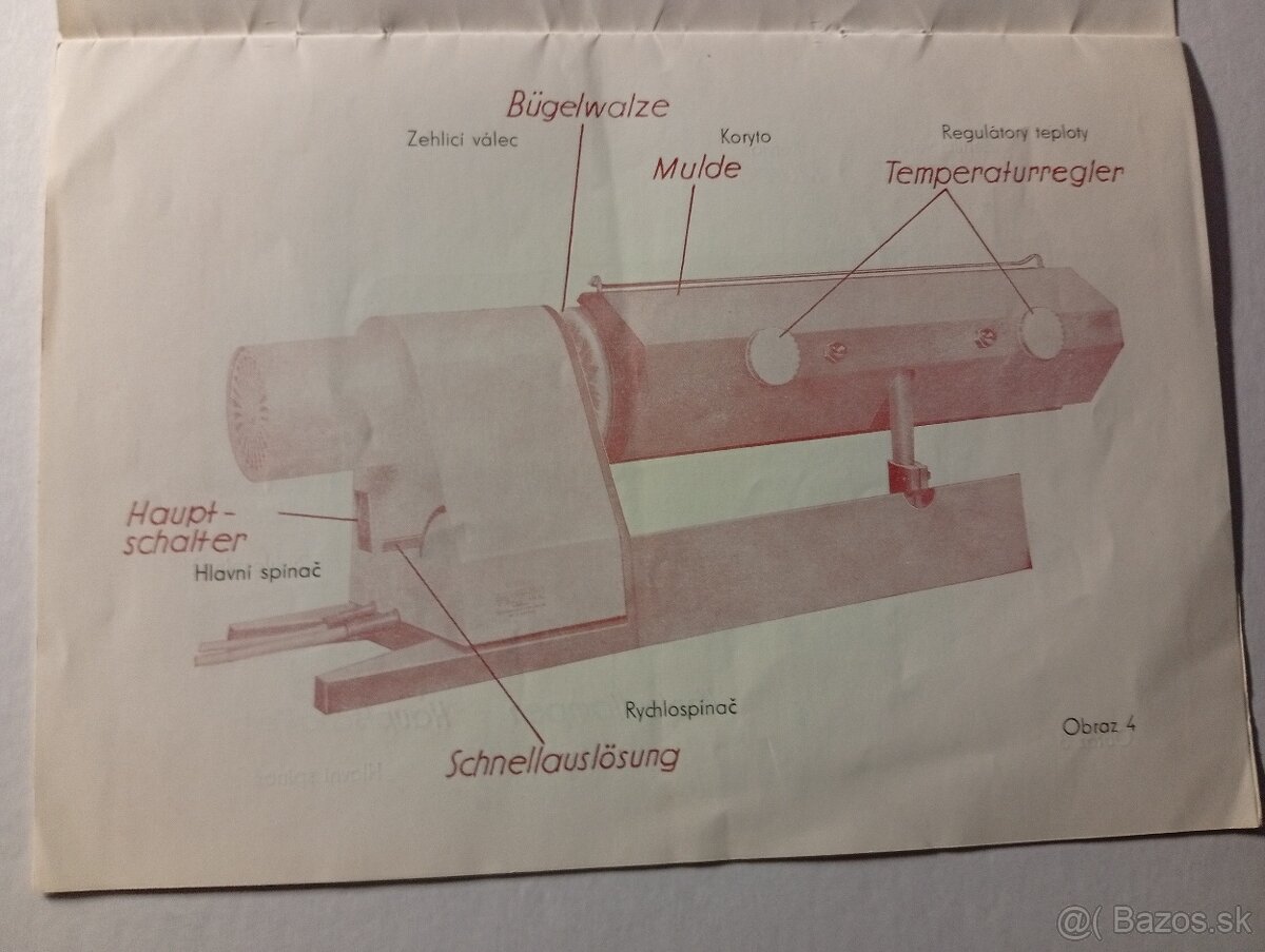 Stolovy žehliaci stroj - 7