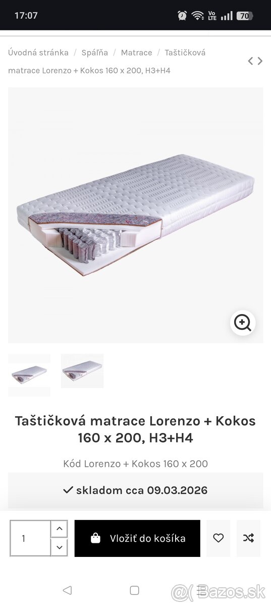 Posteľ 160x 200 Brimnes - 7