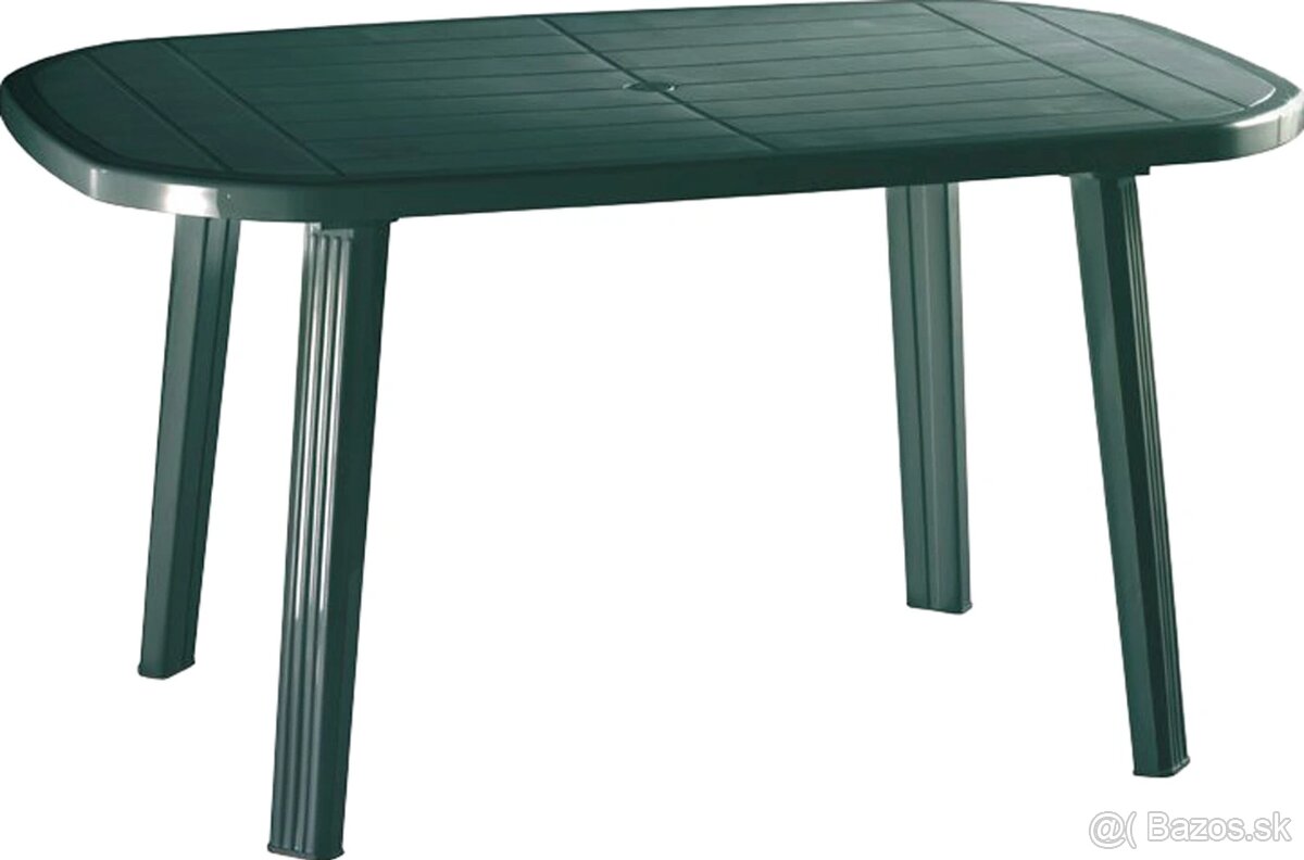 Predám komplet Plastový stôl +5 ks stoličky - 7