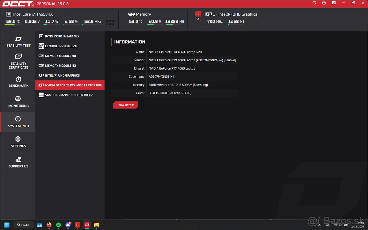 Lenovo legion 5 - 16IRX9 - 7
