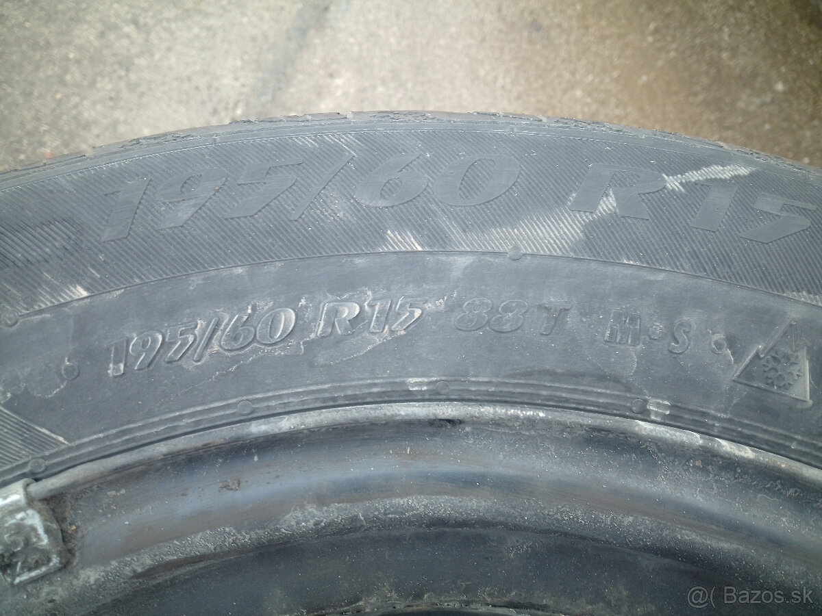 sada 195/60 R15 zimné pneumatiky 4108 - 7