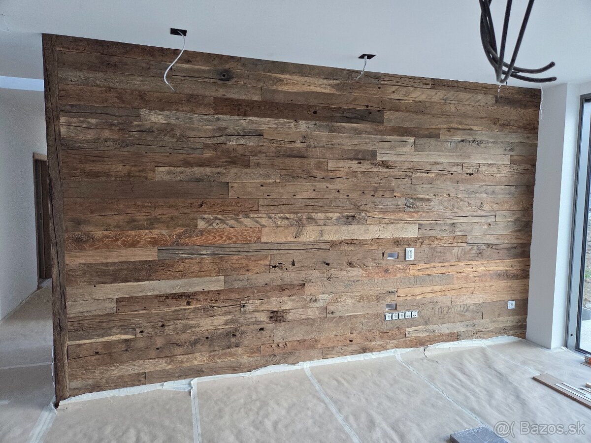 Dubový obklad-stare drevo - 7