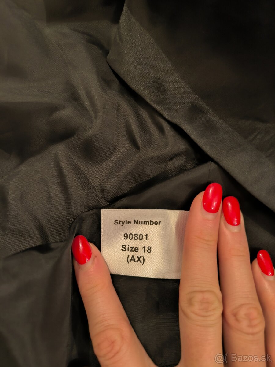 čierne večerné šaty - 7