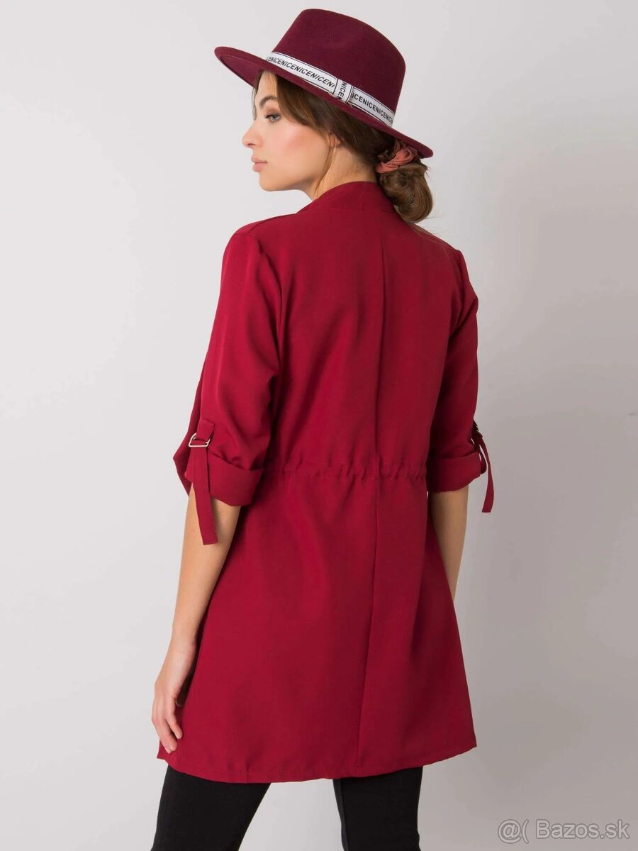 Bordový kabát / plášť - 7