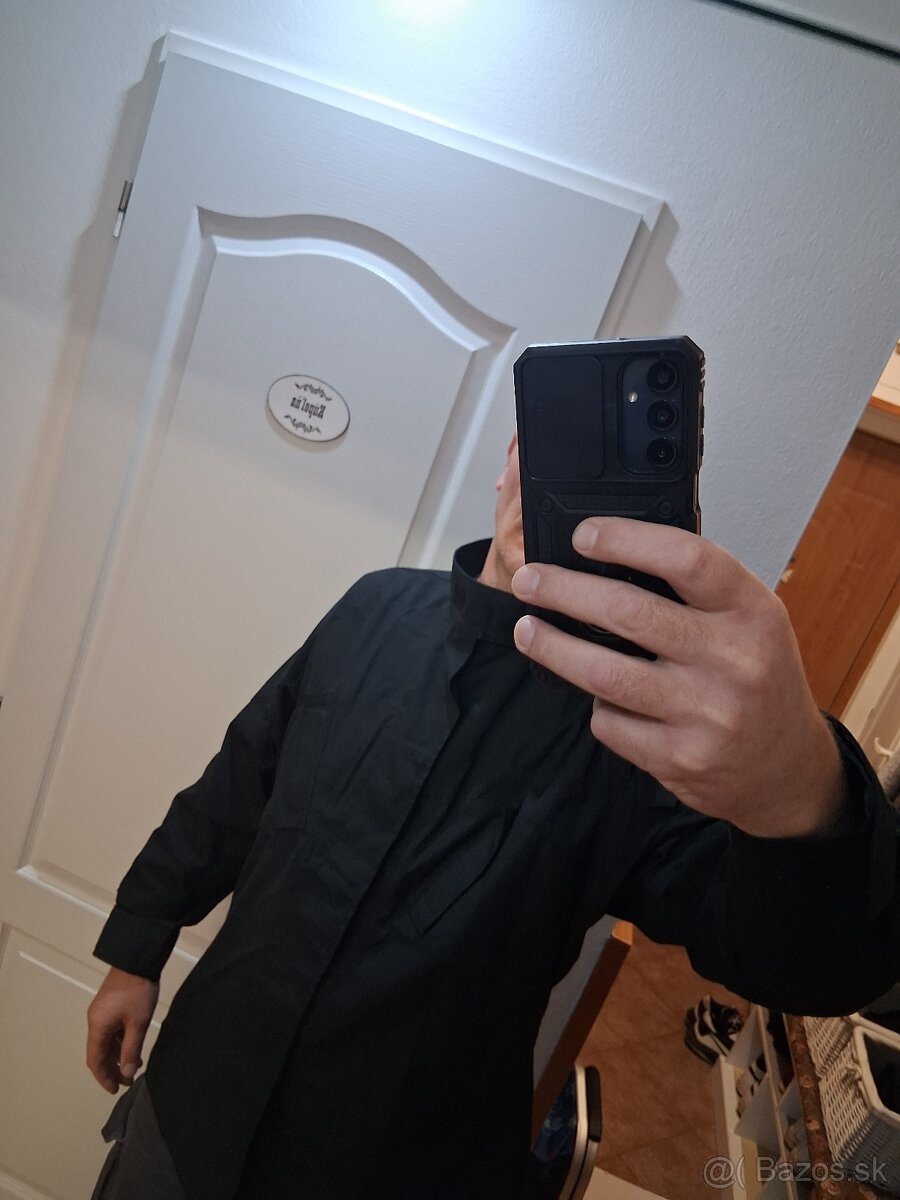 Maskáčová blúza čierna L - 7