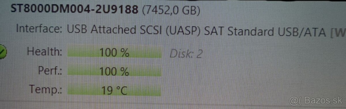 Harddisk Seagate BarraCuda 8TB HDD SATA 100% stav - 7