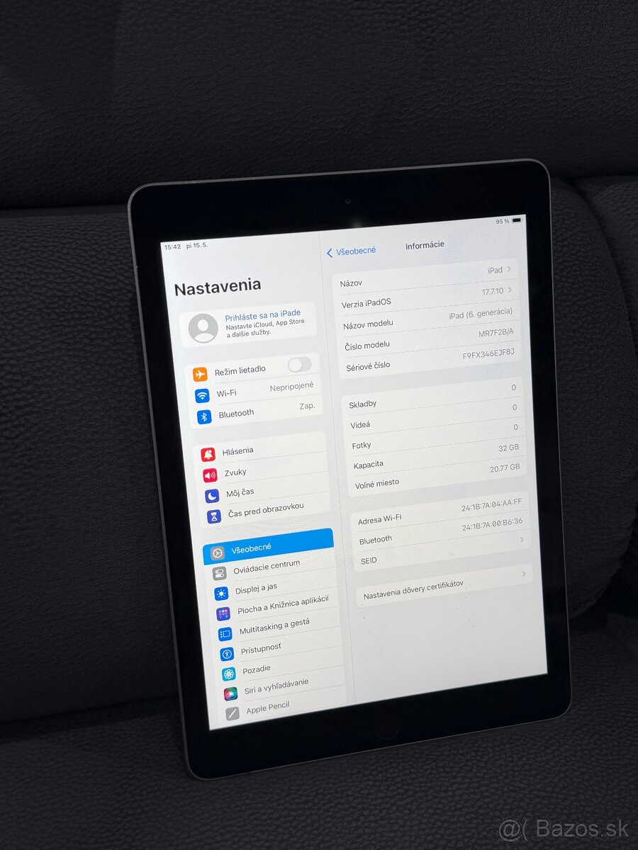 Apple iPad 6.Gen 32gb Wi-Fi - 7