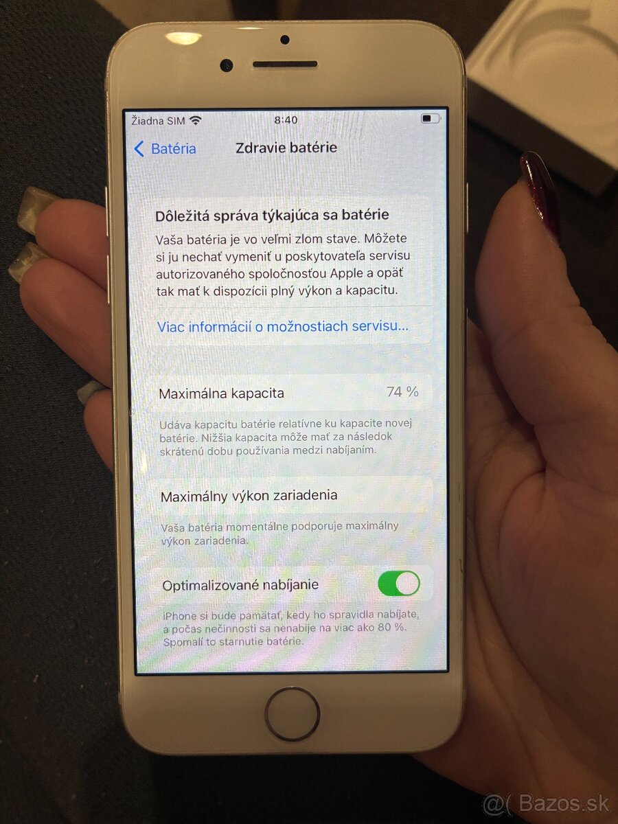 iPhone 7, 32 GB strieborný - 7
