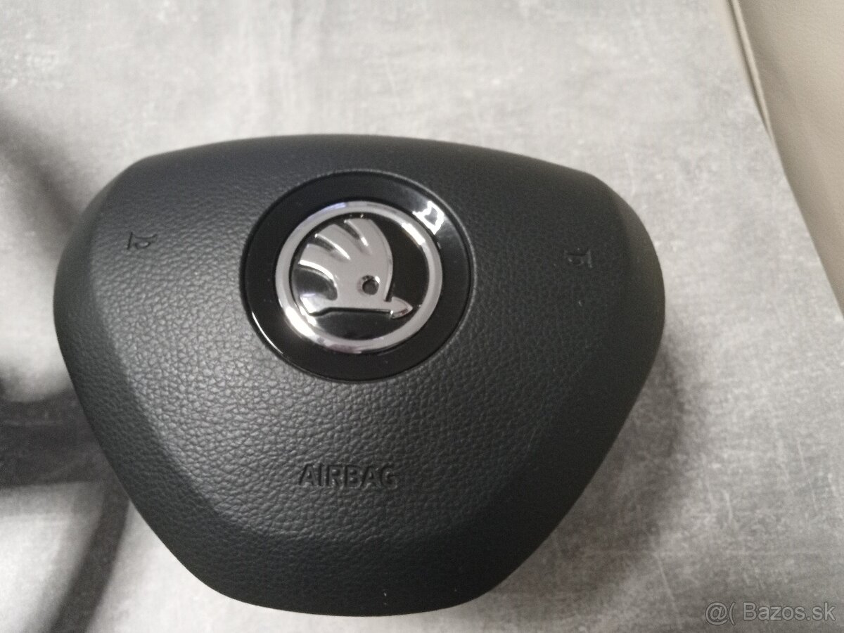 Multifunkčný kožený volant Škoda DSG padla - 7