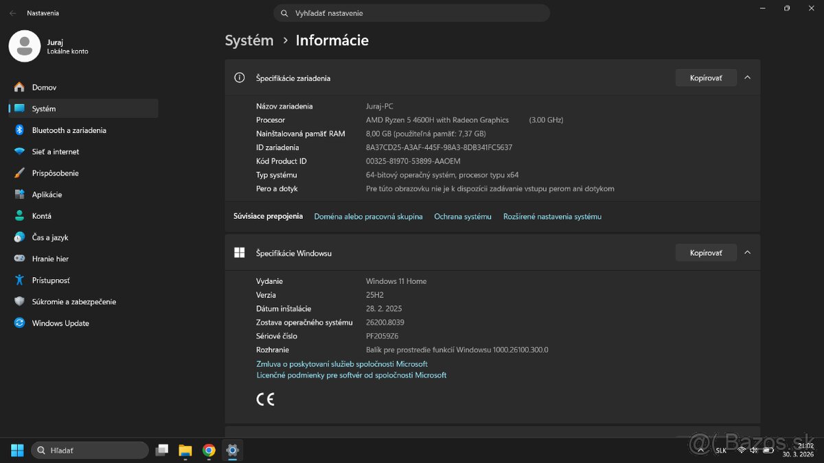 Lenovo IdeaPad Gaming 3 15ARH05 - 7