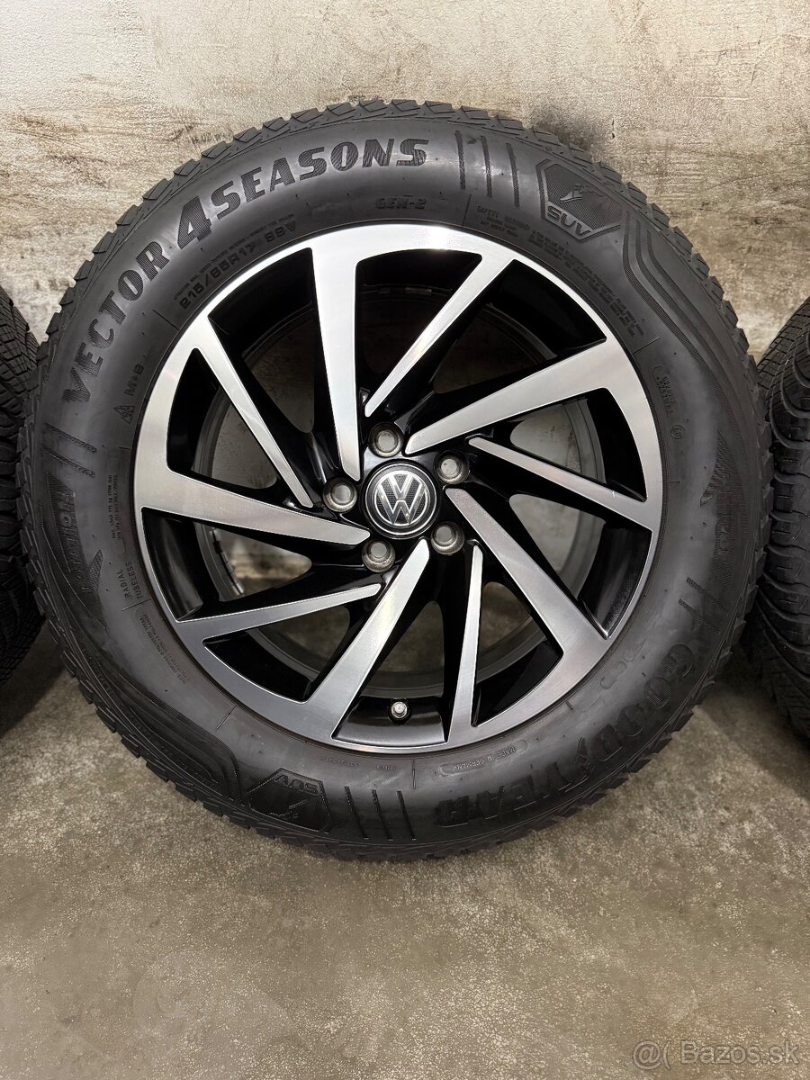 Zimná sada VW Woodstock 5x112 R17 , 215/65/17 Tiguan Kodiaq - 7