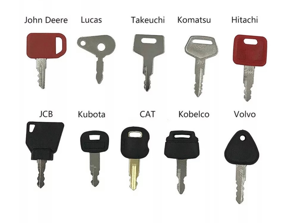 Originál kluče na stavebné stroje - 7