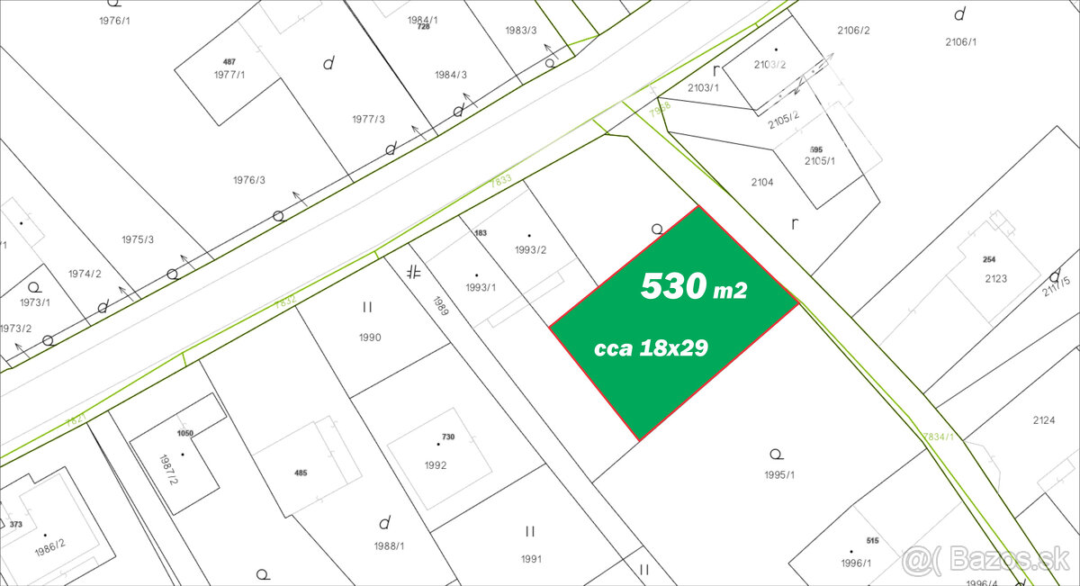 STAŠKOV - STAVEBNÝ POZEMOK 2 x 530 m2 - 7