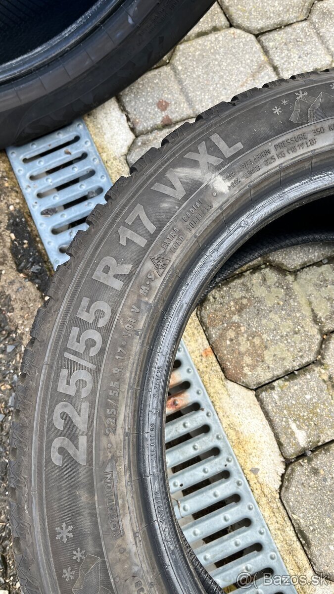 ❄️Pneu 225/55 r17 zimné dot 24 - 7