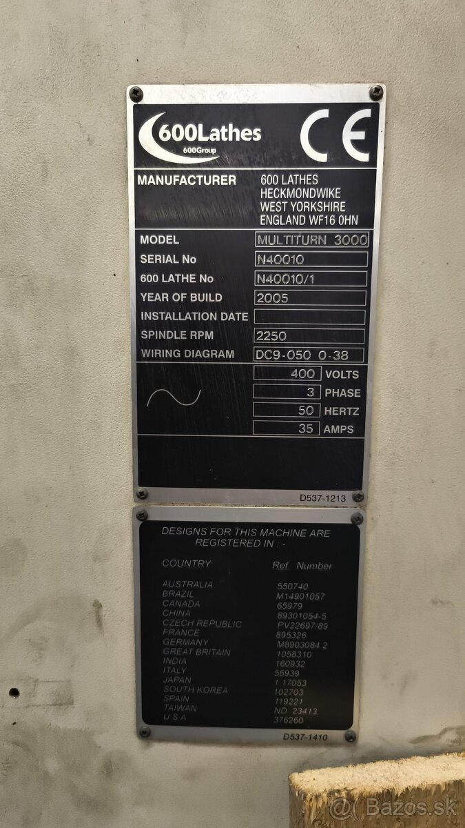 Colchester Multiturn 3000 CNC Lathe - 7