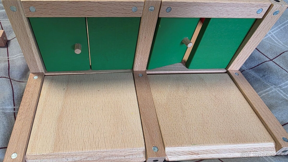 Detská drevená magnetická stavebnica G02 - 7