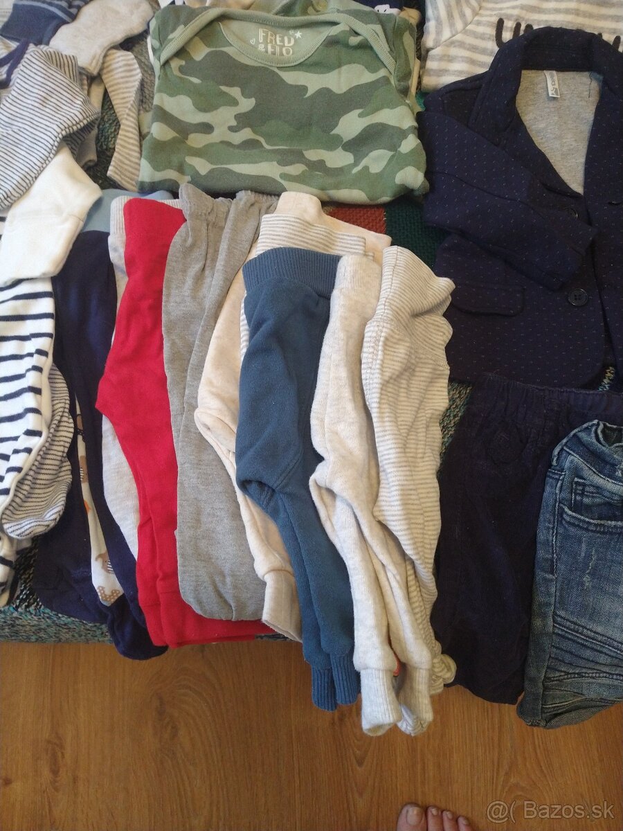 Balík chlapčenkého dojčenského oblečenia veľ. 56-68 - 7