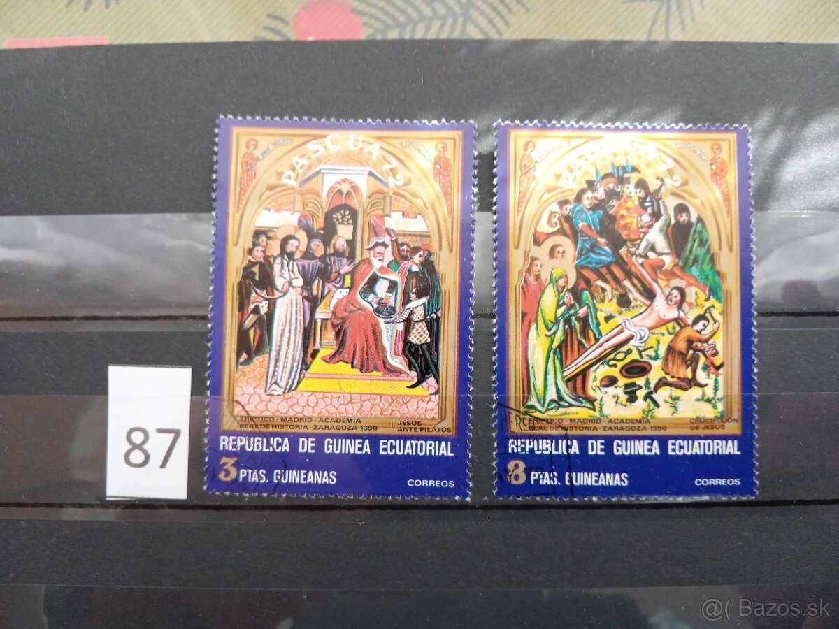 Poštové známky č.584 - AFRICKÉ ŠTÁTY - V. - 19 ks sérií - 7