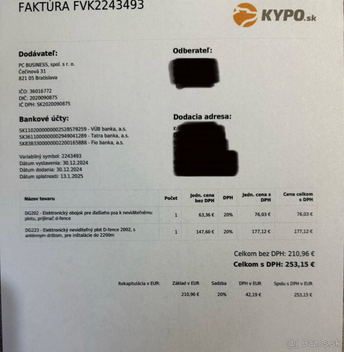 PREDAM NOVÝ NEVIDITEĽNÝ PLOT S 2 OBOJKAMI - 7