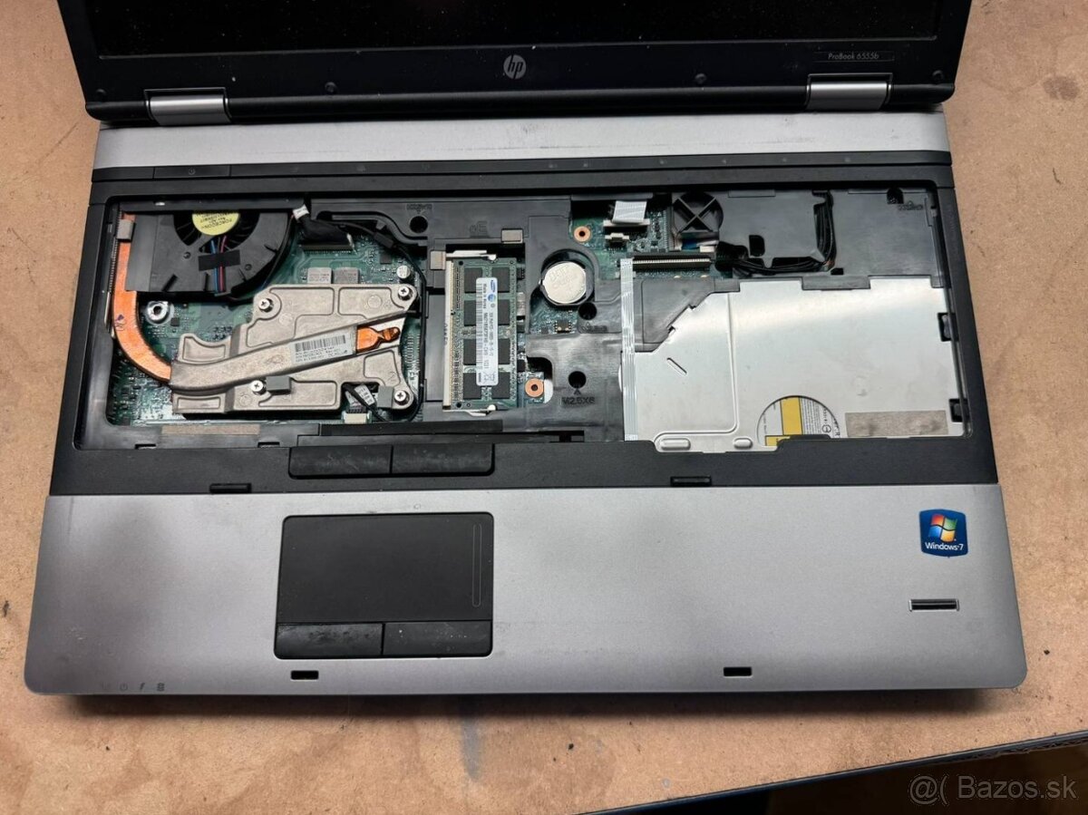 Predám pokazený notebook na náhradné diely zn.HP 6555b. - 7