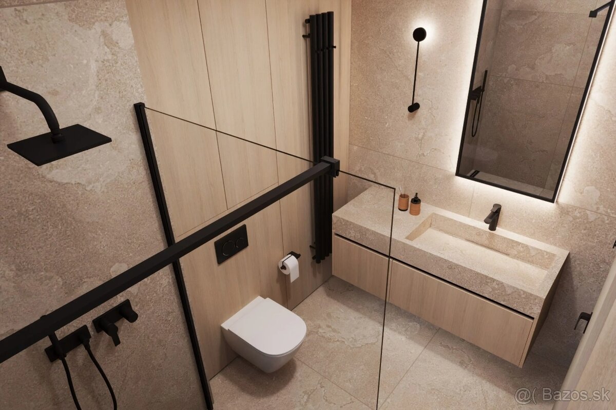 3 - izbový byt KNM Litovelská NOVOSTAVBA 65m2 - 7