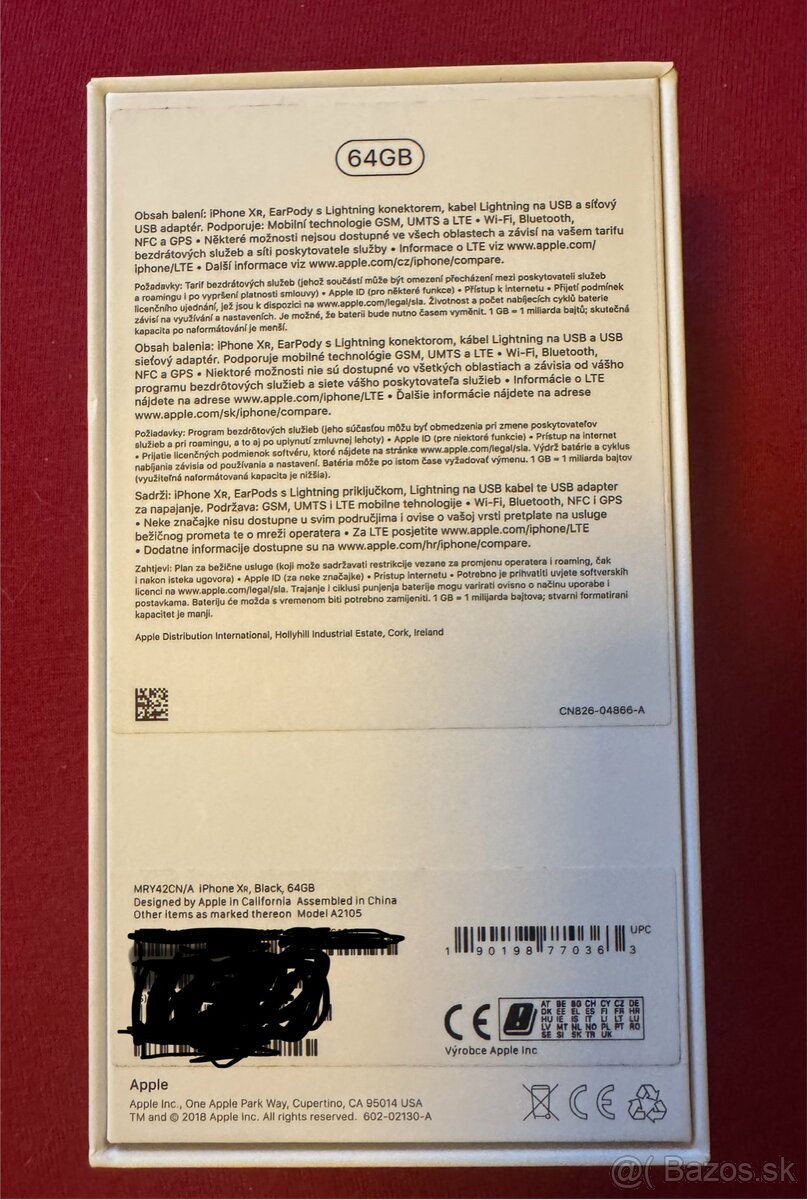 Predam iPhone XR 64GB + prislusenstvo - 7