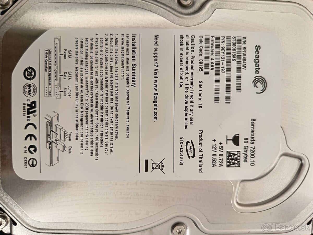 Predám PC HDD - 7