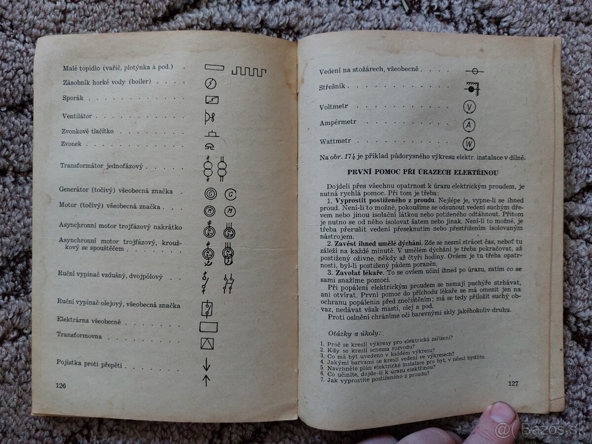 Elektrotechnika pro II. ročník, r.1954 - 7