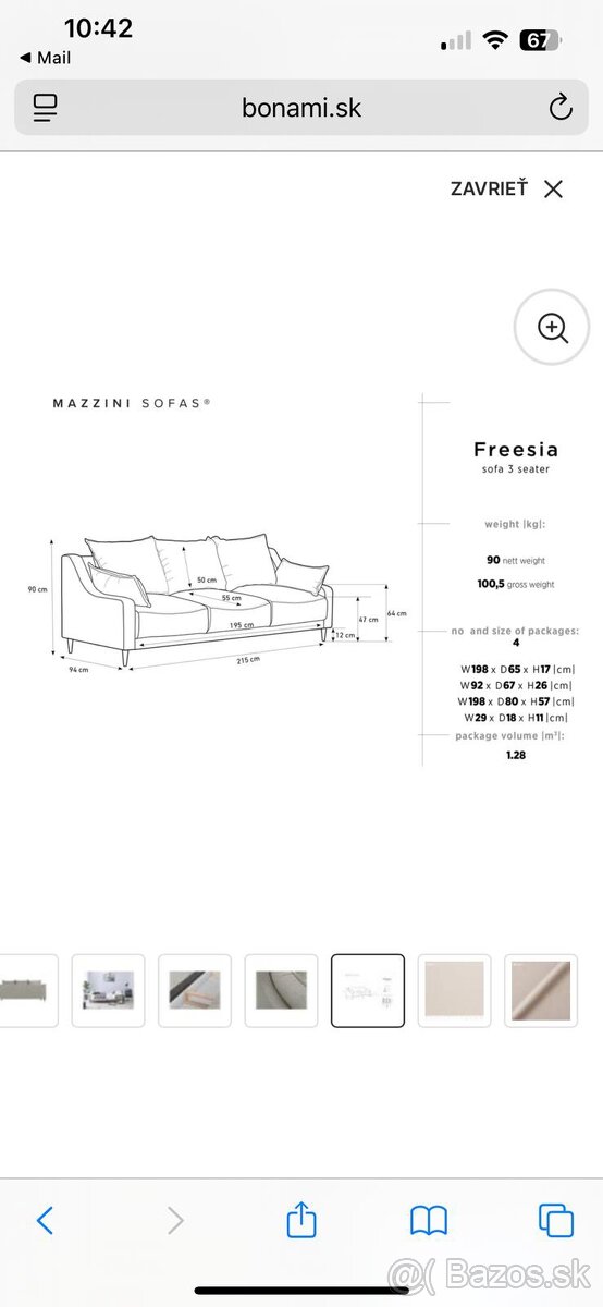 Rozkladacia sedačka na predaj - 7