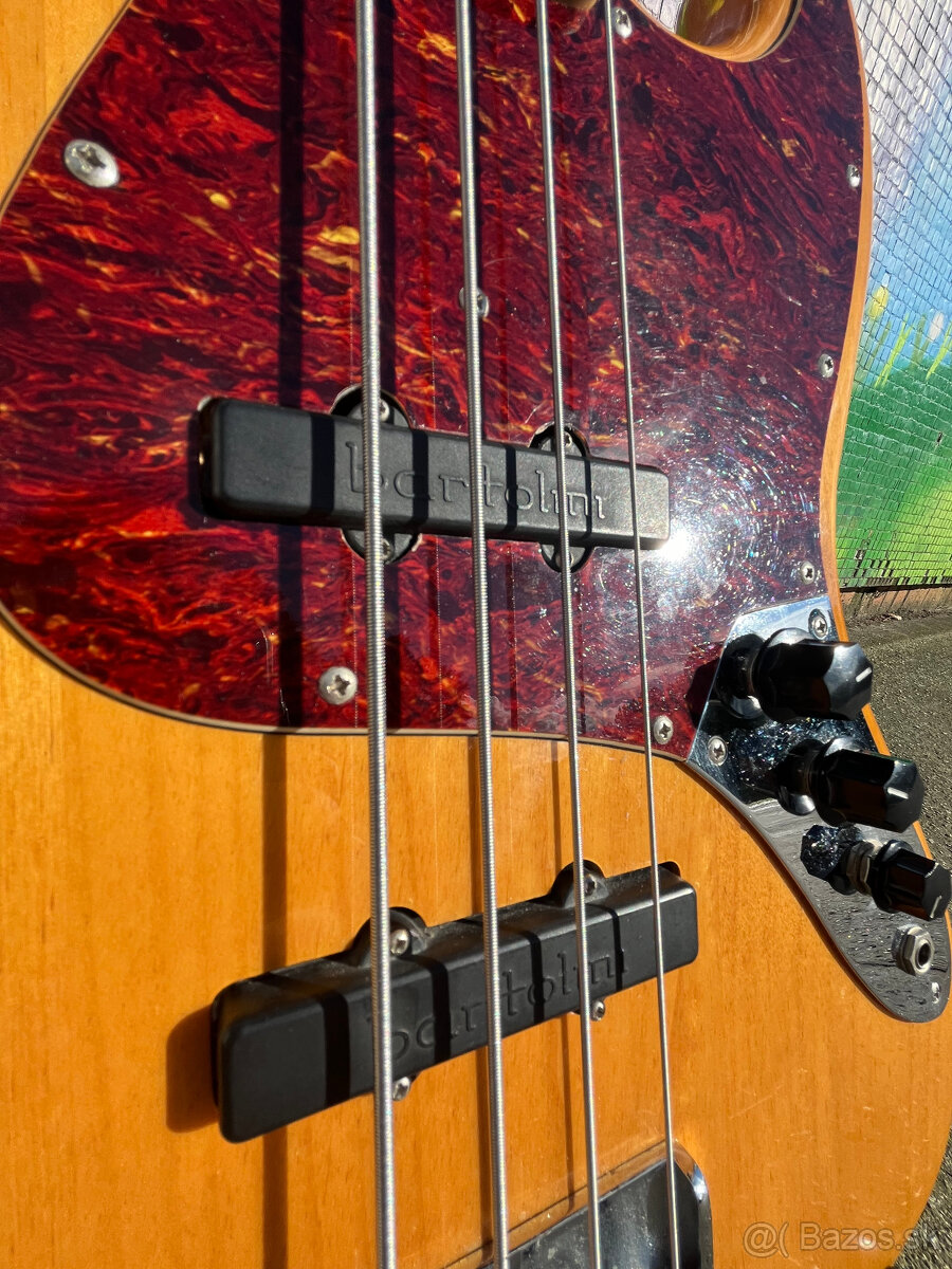 Predám Fenix fretless 4 string natural - Bartolini - 7