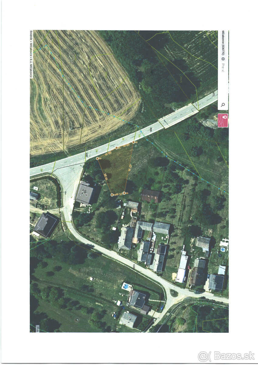 Pozemok v obci Mičakovce okres Svidník - 7