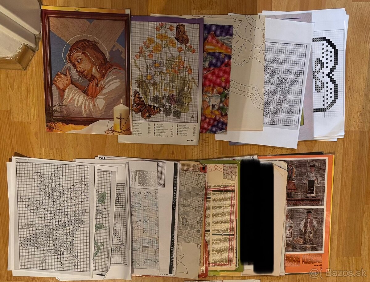 Podklady na vyšívanie/ háčkovanie - 7