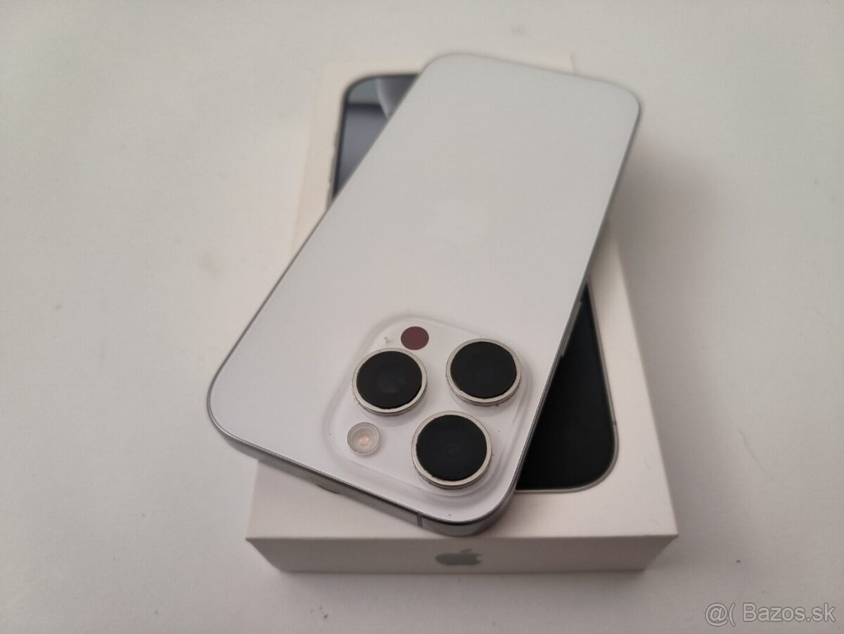 apple iphone 16 PRO 128gb White Titanium 92% Batéria - 7