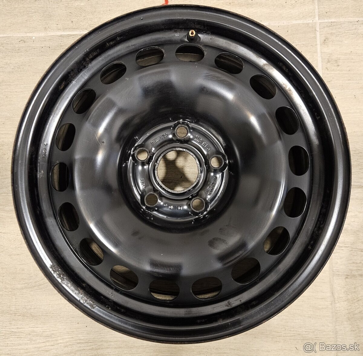 Originálne plechové disky VW - 5x112 r16 - 7