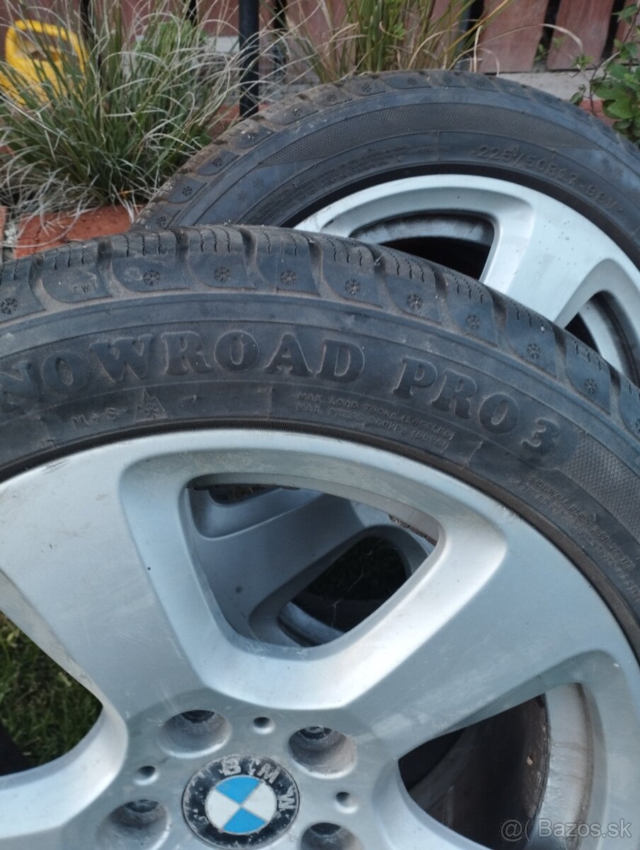 Zimné pneumatiky 225/50R17 s diskami - 7